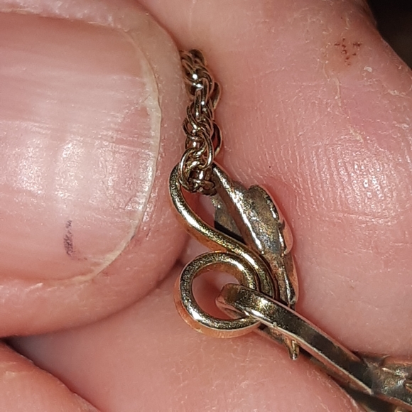 Antique Gold and Pearl Necklace - Picture 10 of 12